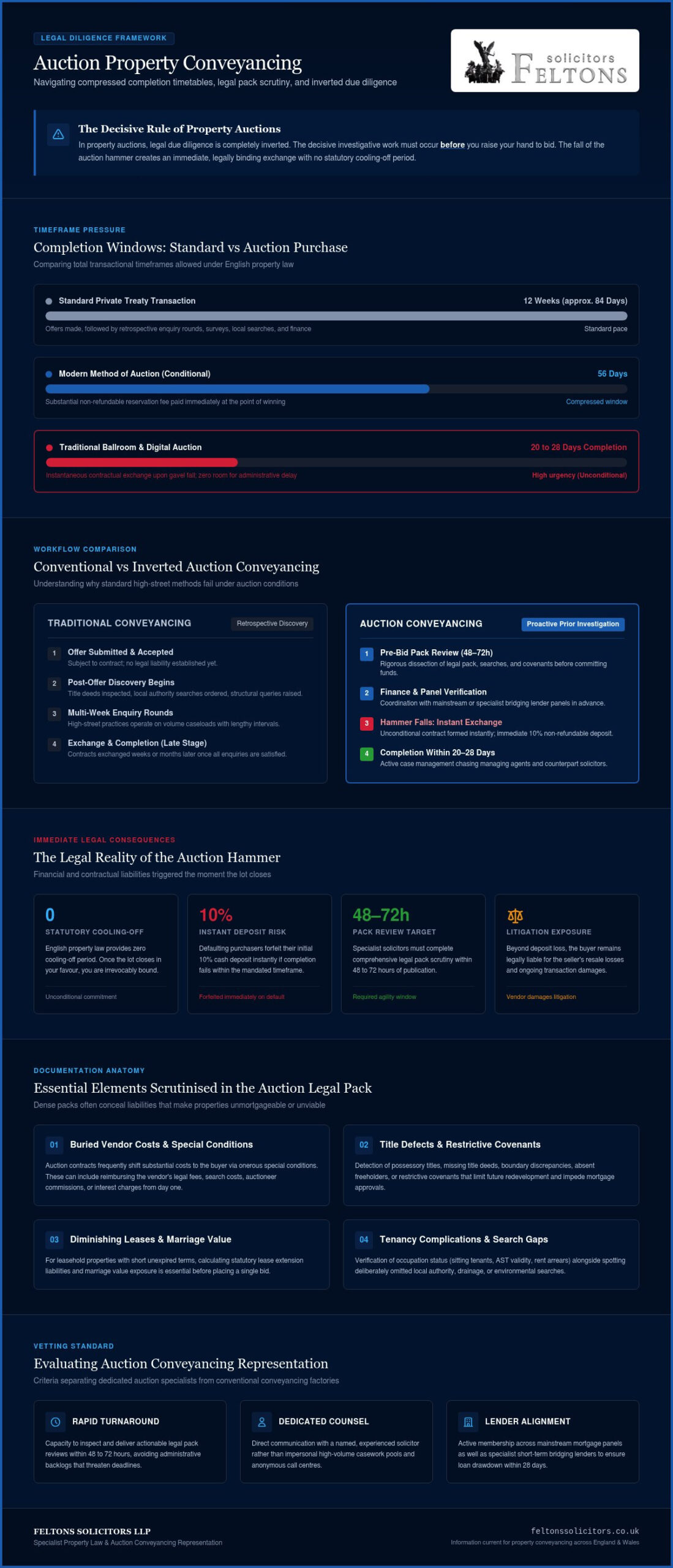 Auction Property Conveyancing Solicitors UK: Complete Buying Guide 2026